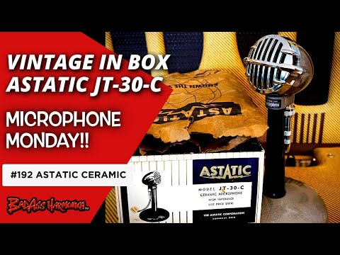 Best Blues Harmonica Microphones | Astatic JT-30 C Ceramic in box  - Microphone Monday 192