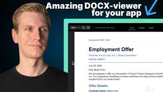 This React DOCX Editor SDK Is Amazing (Track Changes, Comments, Export as PDF & DOCX & More!)