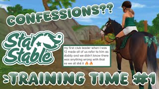 YOUR CRAZIEST CONFESSIONS *Training Time #1* | Star Stable