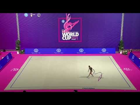 DOKUTSAJEVA Erika Ribbon Qualifications World Cup Pesaro 2021