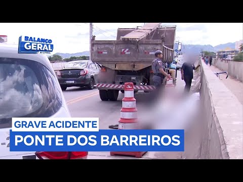 Manhã de caos em São Vicente (SP): acidente com vítima fatal é registrado na Ponte dos Barreiros