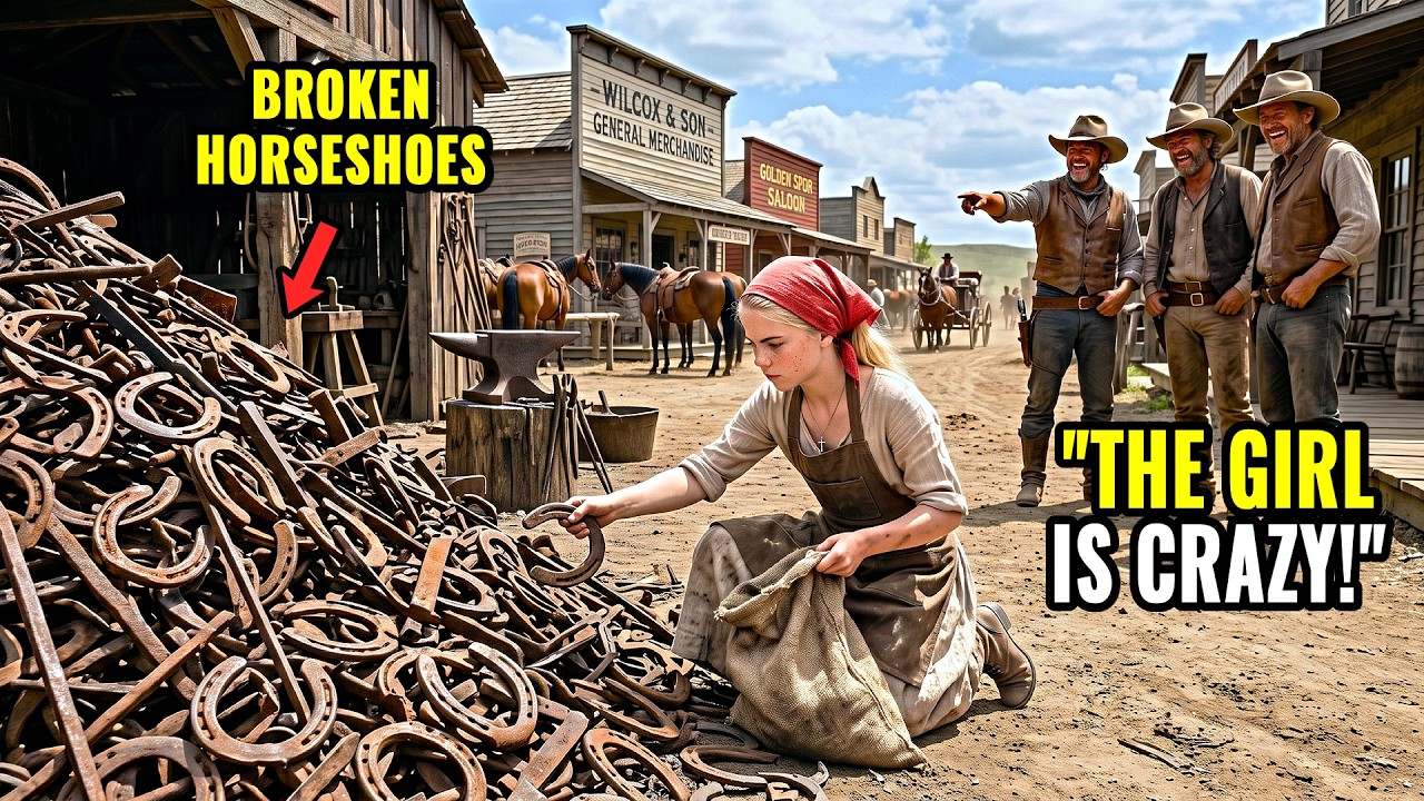 Everyone Laughed When Widow’s Daughter Collected Their Rusted Horseshoes—Until They Entered Her Barn