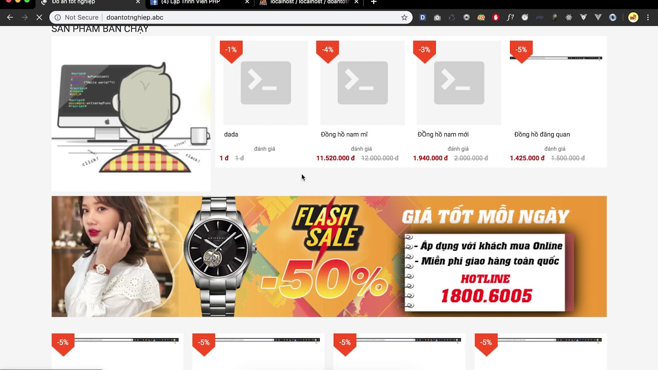 [Seri] - Website đồng hồ - Hiển thị thống kê đánh giá từng sản phẩm