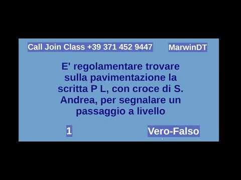 QUIZ PATENTE B IN ENGLISH SEGNALETICA ORIZZONTALE @KobbyDT @MarwinDT