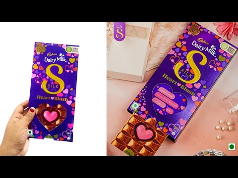 Cadbury Dairy Milk Silk heart blush unboxing & review|| Cadbury Dairy Milk Silk 250g || Rs:325
