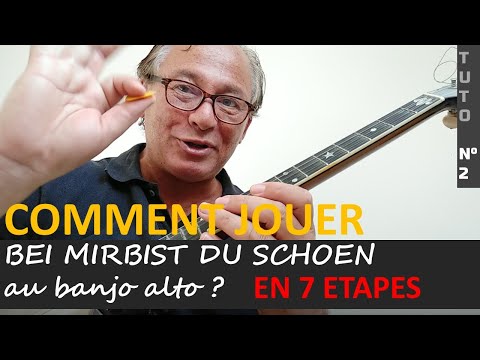 Tuto pour banjo ténor Jazz N°2 : Apprendre à jouer au banjo la mélodie en accord d'un standard Jazz