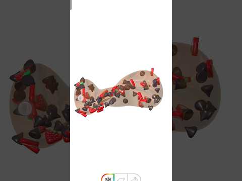 Chocolate 🍫 strawberry 🍓 smoothie 🥤Slime/Mobile game slime/Slime ASMR/satisfying/relax#slimeslime