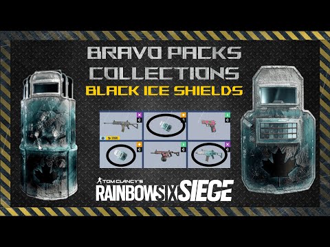 Bravo Packs collections *LEAKED* which include "Black Ice Shields" & New Weapons Skins - R6 Leaks