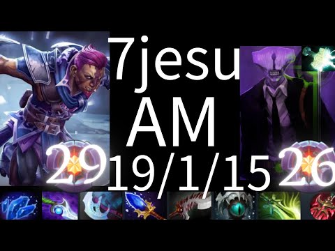 7jesu Anti-Mage vs FV, SK, Pangolier, Marci, Rubick - dota2
