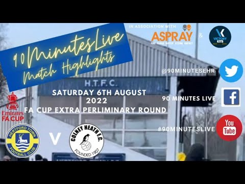 MATCH HIGHLIGHTS of the FA CUP game between HERTFORD TOWN and COLNEY HEATH on the 6/8/22
