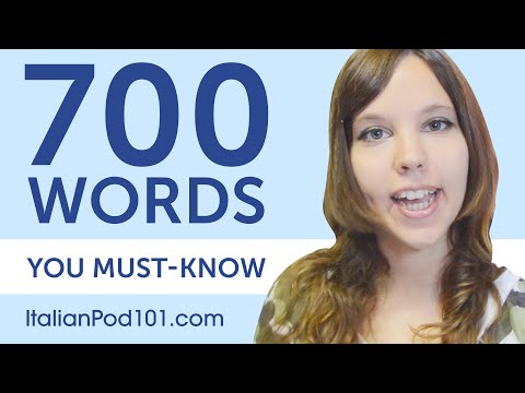 700 Words Every Italian Beginner Must Know