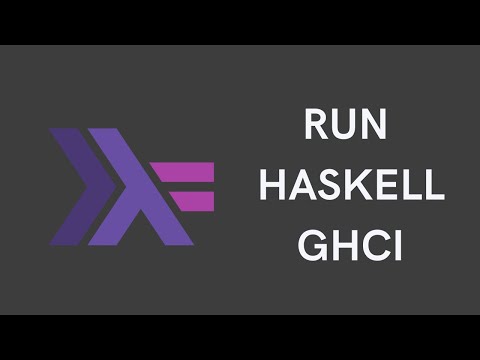Run Haskell Programs with ghci | EASY TUTORIAL (Windows)