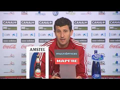 Rueda de prensa de Javi Gracia