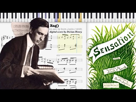 Sensation Rag by Joseph Lamb (1908, Ragtime piano)