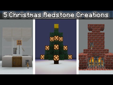 Insane XMAS Redstone Builds! Try them now!