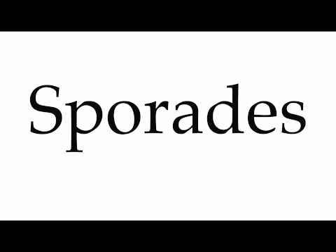How to Pronounce Sporades