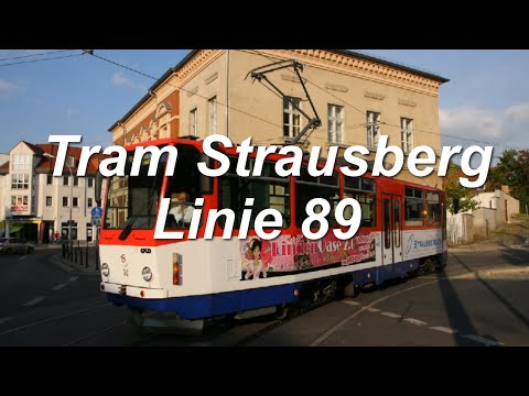 [Video] Tram line 89 | Strausberg, Lustgarten - Strausberg train station | 2012