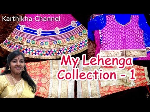My Lehenga Collections part 1 - Lehenga & Party wear Collections 1 - Indian Lehenga Stitching Ideas Video