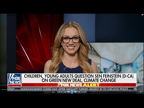 02-23-19 Kat Timpf on Cavuto Live - Kids Demand Feinstein's Green Votes