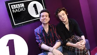 Harry Styles co-hosts the Radio 1 Breakfast Show with Nick Grimshaw