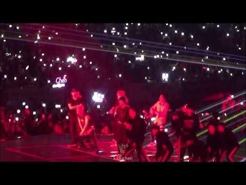 180603 EXO(엑소)-Run This(full)@The EℓyXiOn in HongKong Day2[fancam]