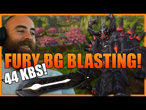 INSANE 44-0 FURY WARRIOR BG BLASTING - WoW 9.0.5 Death Wish Fury Warrior PvP