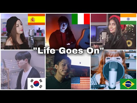 Who sang It Better : Life Goes On - BTS (India, Korea, Brazil, Spain, US, Italy) MV