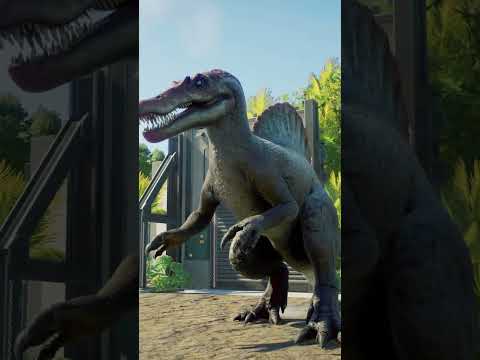 D.Rex vs "JP3" Spinosaurus - Jurassic World Evolution 2.