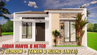 Rumah Lebar 8 Meter Minimalis Cantik