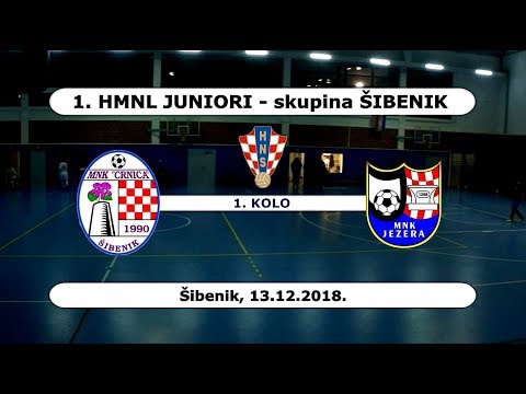 HMNL JUNIORI Šibenik: CRNICA - JEZERA 5:0, 13.12.2018.