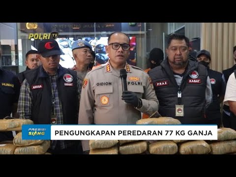 POLRES METRO JAKARTA UTARA BERHASIL GAGALKAN PEREDARAN GANJA SEBERAT 77 KG