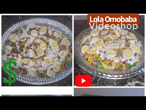 How to make Vegetable Salad in Nigerian way
