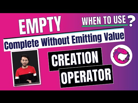 26. RXJS - The EMPTY operator - Completes an Observable without emitting value | (Hindi)