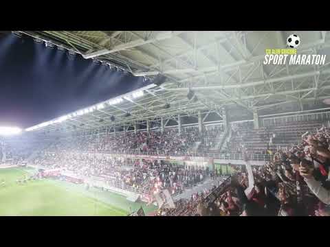 Suporterii Rapidului, atmosferă de senzație pe stadionul Giulești