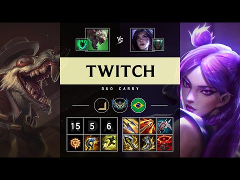 Twitch ADC vs Kai'Sa - BR Challenger Patch 25.19