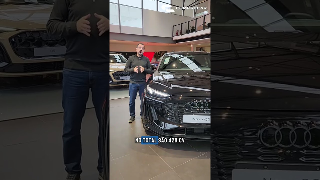 Você sabia que o Audi Q6 E-TRON é 100% elétrico?