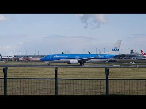 KLM 737-800 Taking Off