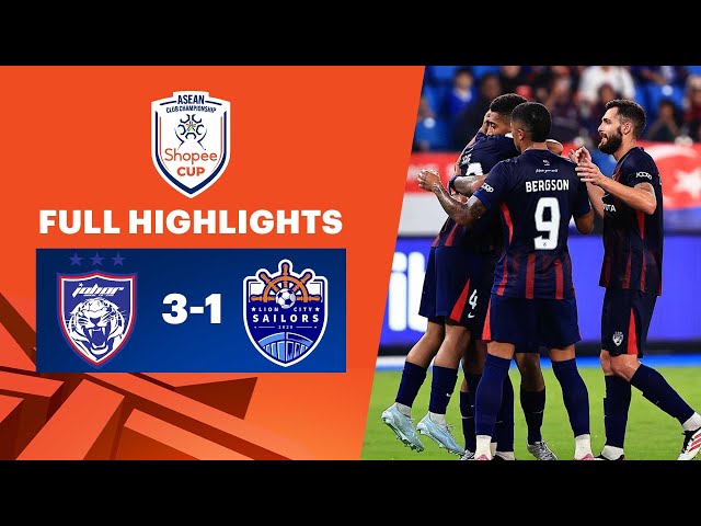ไฮไลท์การแข่งขัน ยะโฮร์ ดารุล ทักซิม 3-1 ไลออน ซิตี้ เซเลอร์ส | GROUP B | Shopee Cup 2025-26