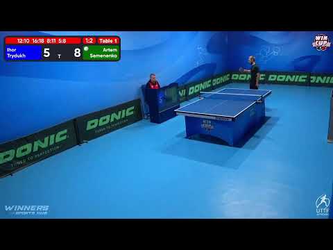 16:30 Ihor Trydukh 1 - 3 Artem Semenenko West 3 WIN CUP 19.11.2022 | TABLE TENNIS WINCUP