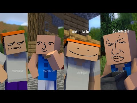 ManDayat - (PART 2) Abang Sally Minecraft Parody Compilation (Minecraft Animation)