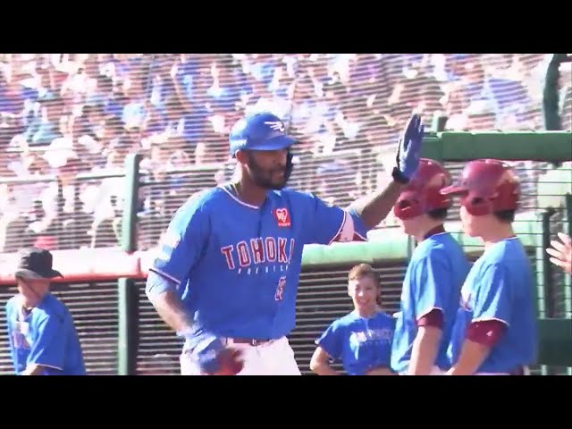 【6回裏】Eブラッシュ 低弾道ながらも逆方向への同点2ラン‼ 2019/9/8 E-L