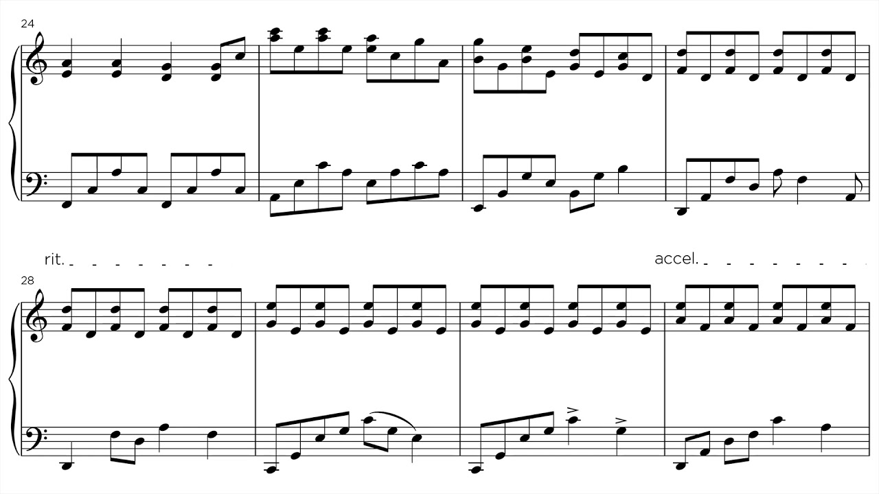 Despedida (transcription)