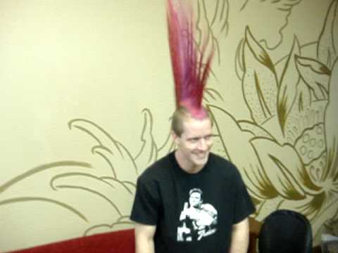 worlds tallest mohawk, biggest mohawk ever, 2 1/2 ft tall mohawk, huge mohawk