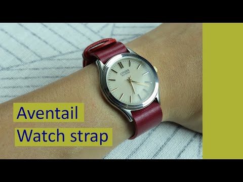 Aventail watch strap : World's first one piece leather NATO watch strap