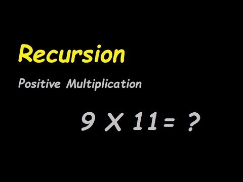 Multiply Using Recursion Data Structure