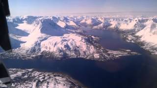 preview picture of video 'The most beautiful flight - Sørkjosen-Tromsø (Norway)'