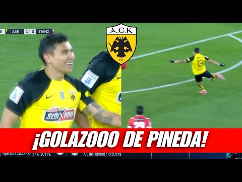 GOLAZO de ORBELÍN PINEDA HOY | GOL de ORBELÍN PINEDA HOY con el AEK