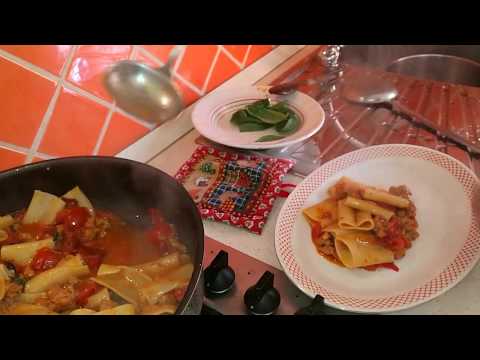 Paccheri con salsiccia e nduja