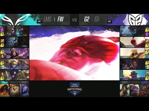 FW vs G2 Highlights - FLASH WOLVES vs G2 ESPORTS - 2016 MID-SEASON INVITATIONAL