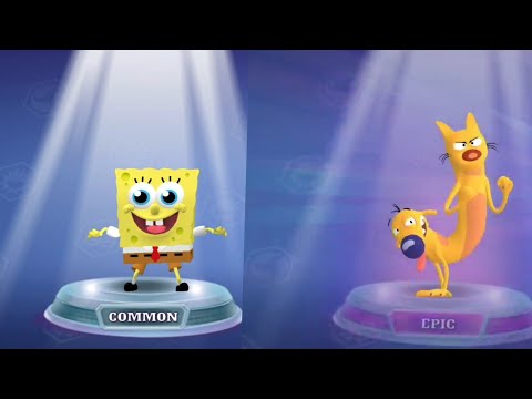 Nickelodeon Super Brawl universe ❣❤🥰I unlocked spongebob and catdog